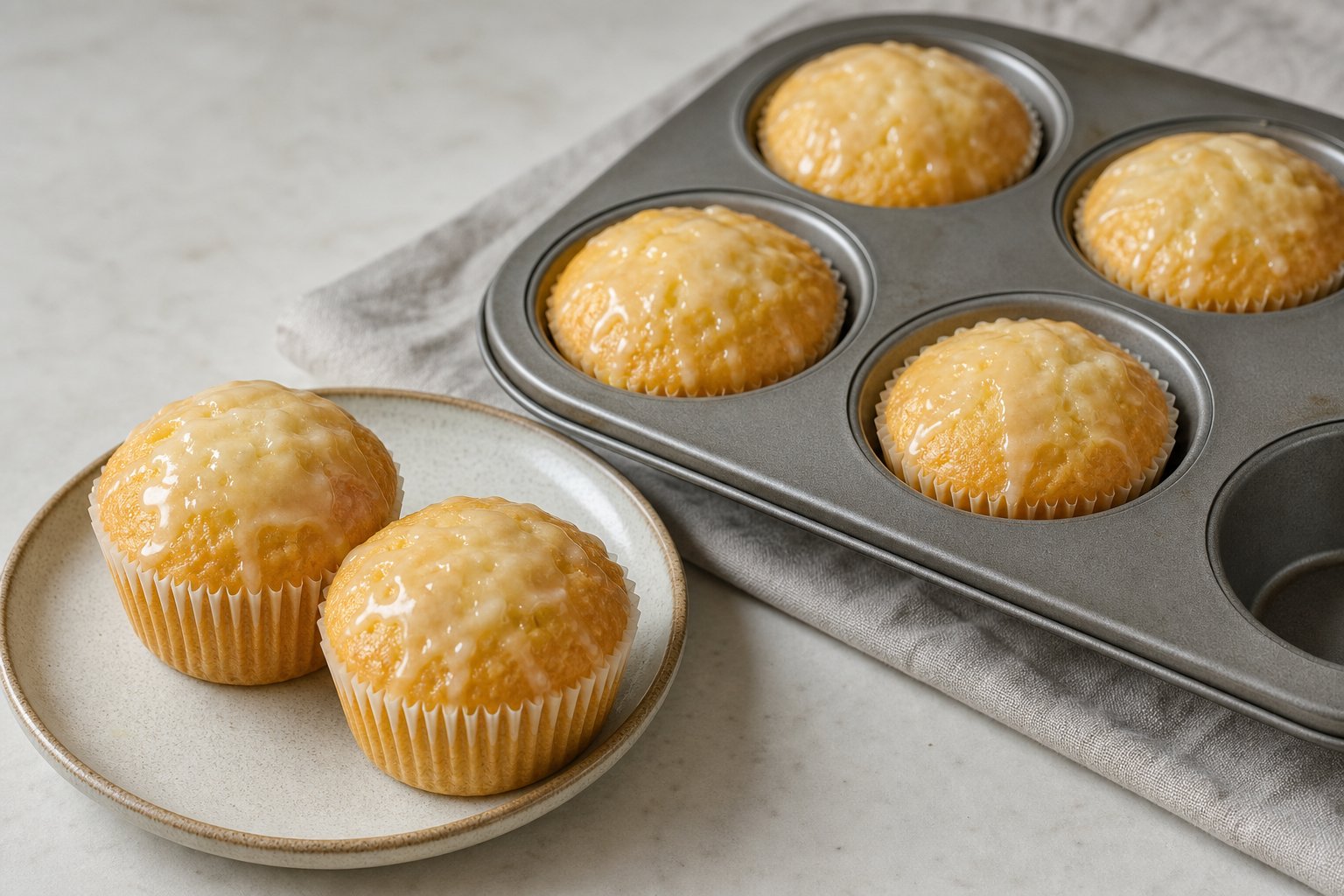 Easy Lemon Muffins