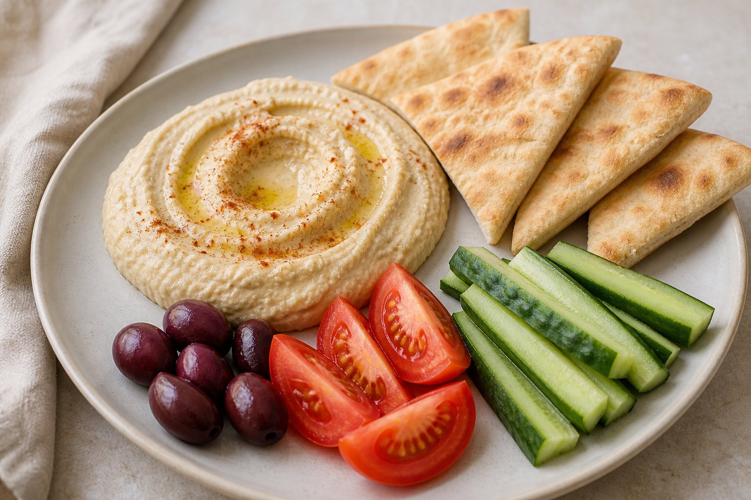 Hummus Lunch Plate