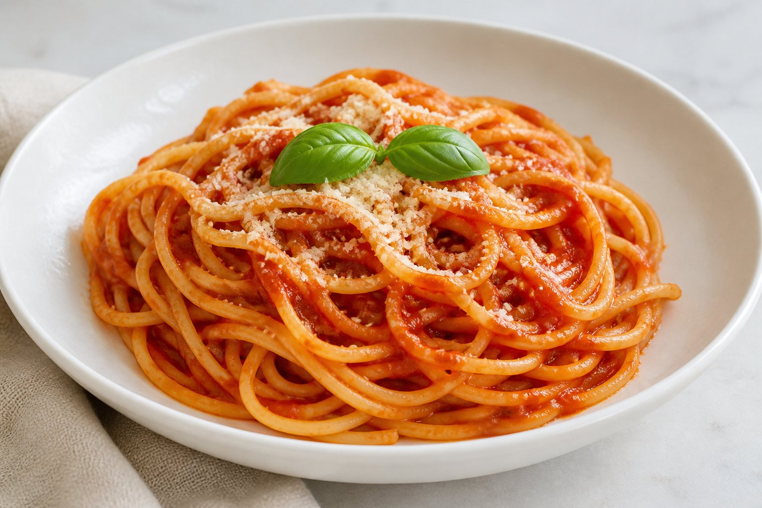 Simple Tomato Spaghetti