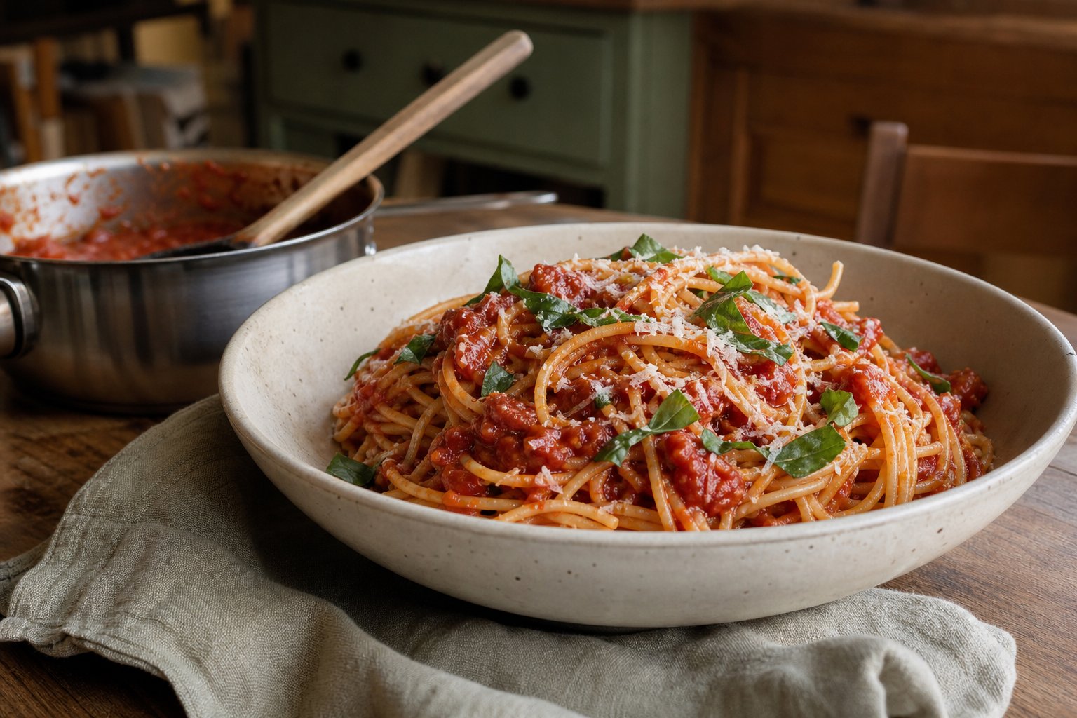 Spaghetti with Tomato Sauce