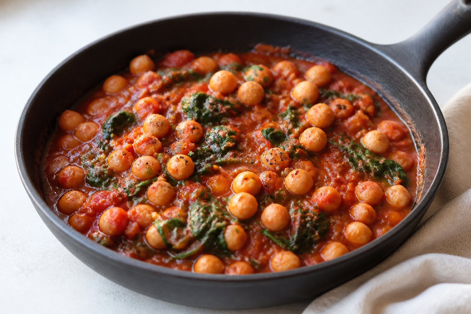 Tomato Chickpea Skillet