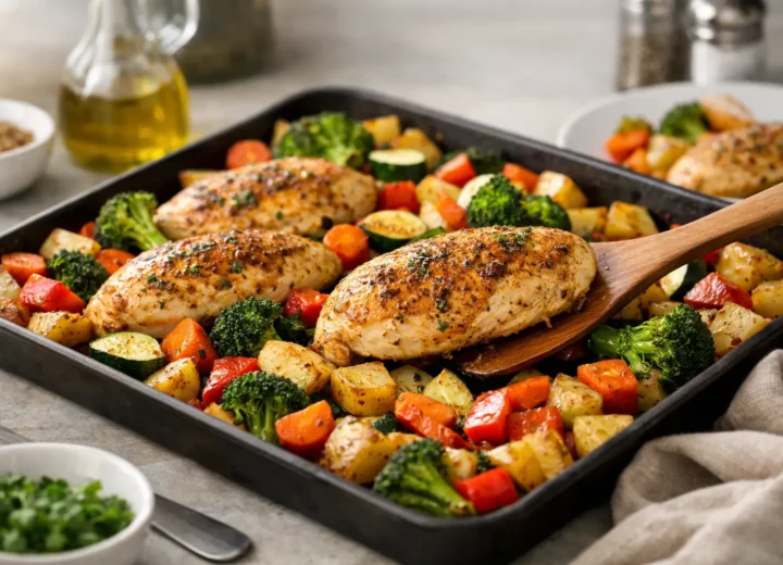 One Pan Chicken and Vegetables for Busy Nights
