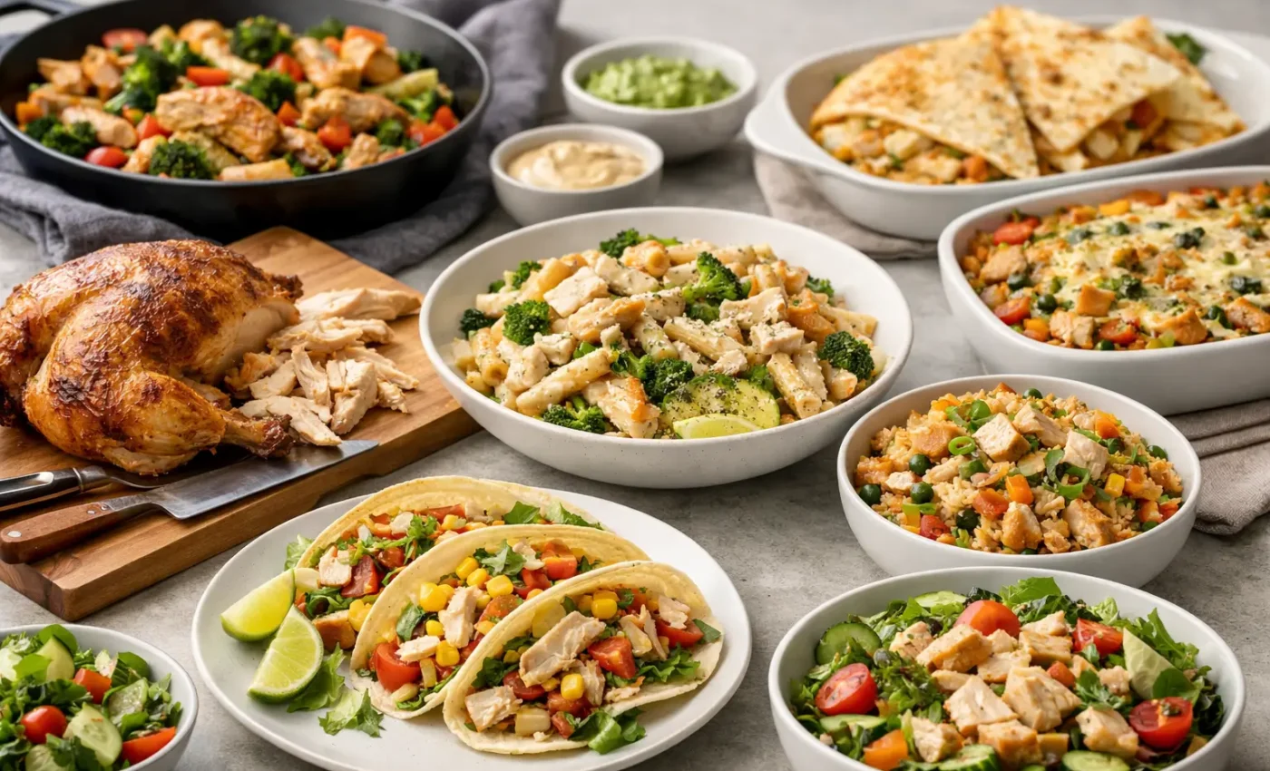 12 Weeknight Meals With Rotisserie Chicken