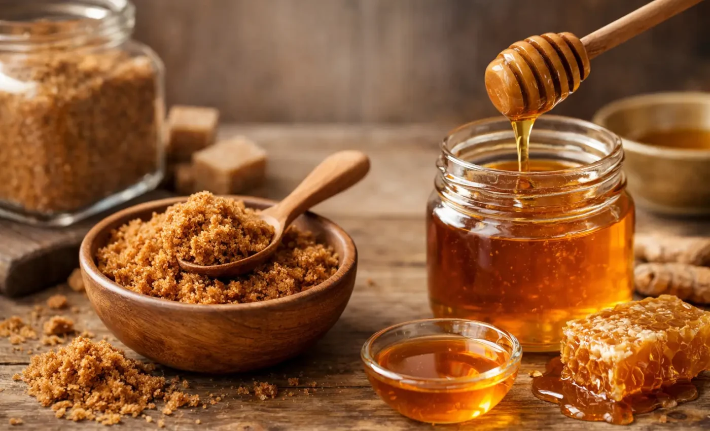 Brown Sugar Versus Honey for Everyday Cooking