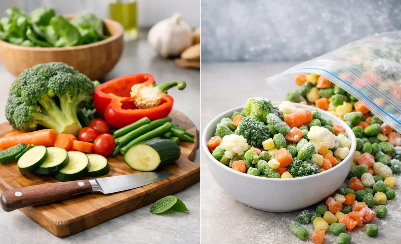 Fresh Versus Frozen Vegetables for Weeknights
