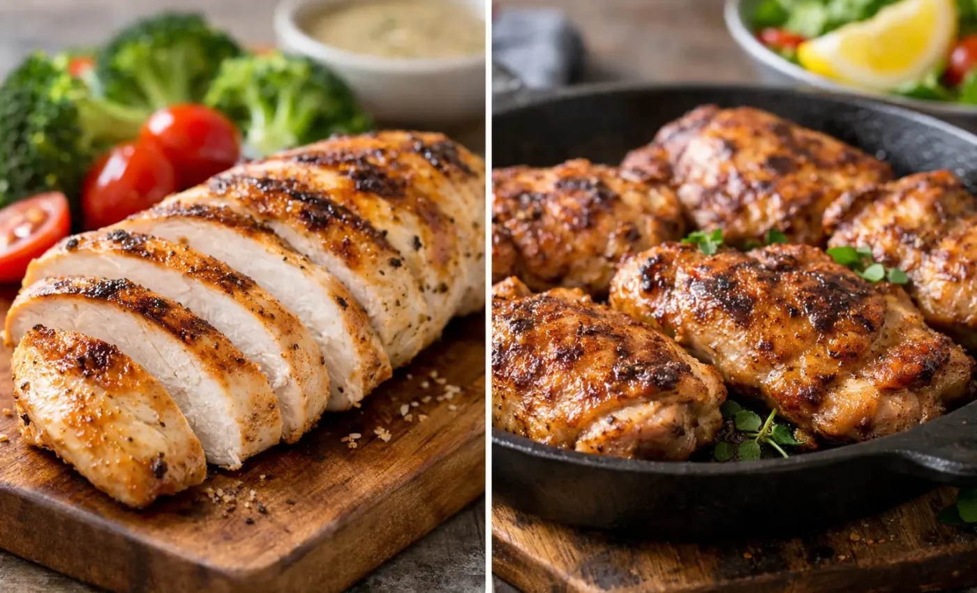 Chicken Breast Versus Thighs for Dinner