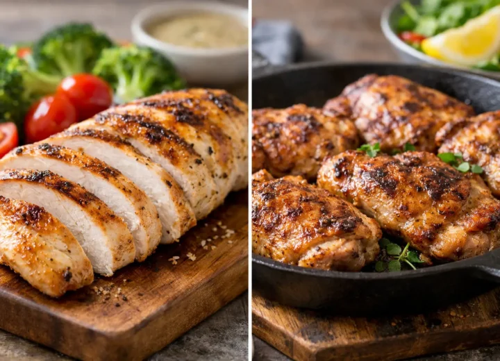 Chicken Breast Versus Thighs for Dinner
