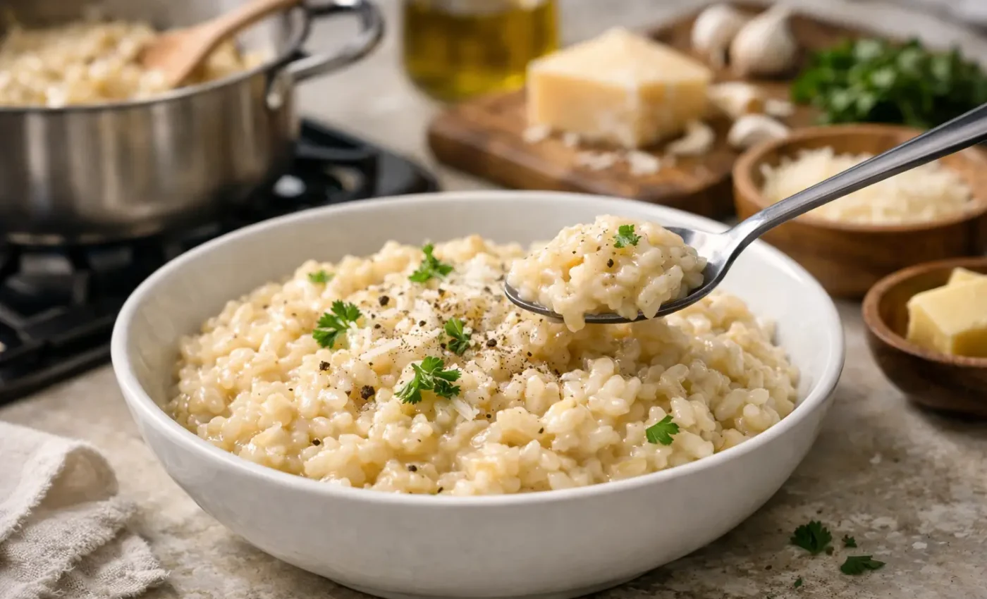 How to Make Creamy Risotto on a Weeknight