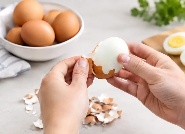 How to Peel Hard Boiled Eggs Without Frustration