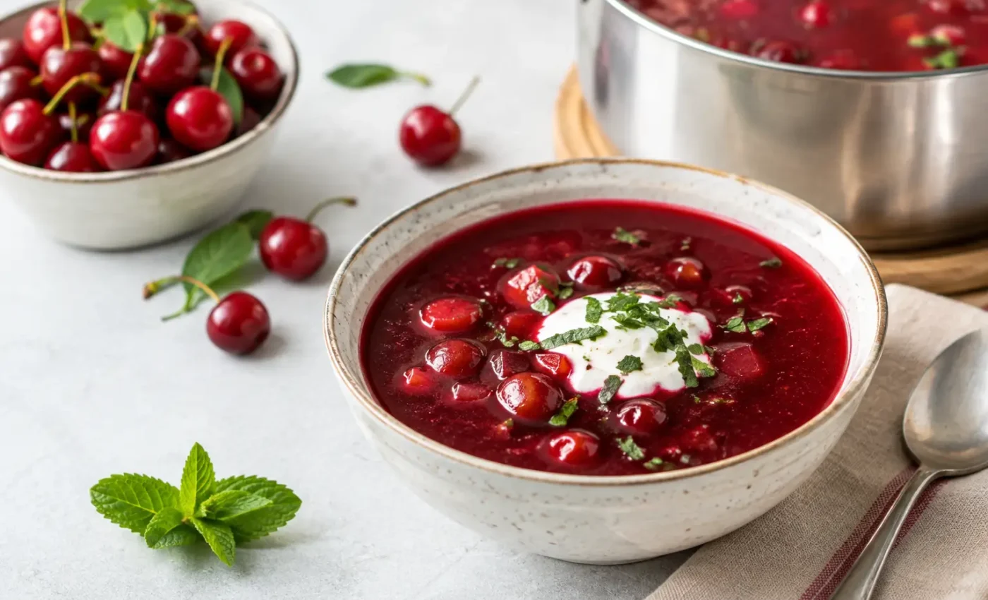 How to Make Sour Cherry Soup at Home Easily