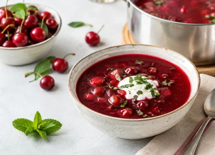 How to Make Sour Cherry Soup at Home Easily