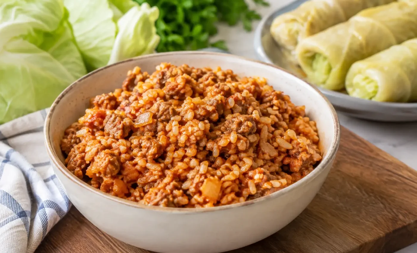Hungarian Cabbage Roll Filling That Holds Together